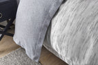 Montecito Sham - Icy Gray - King