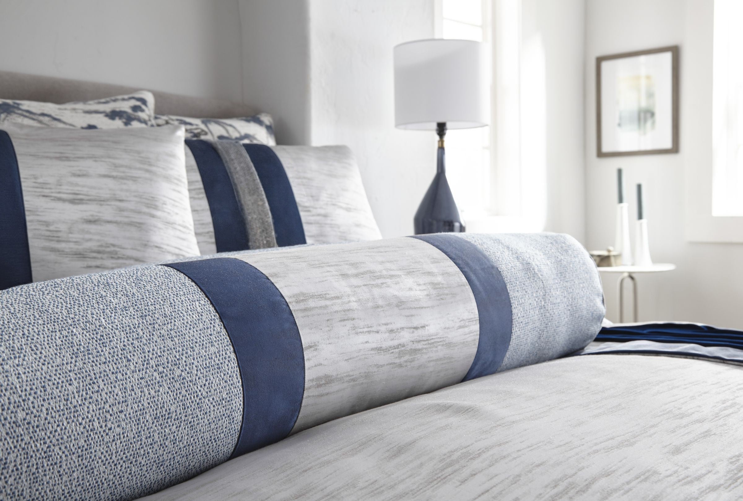 Montecito Sham - Naples Blue - King