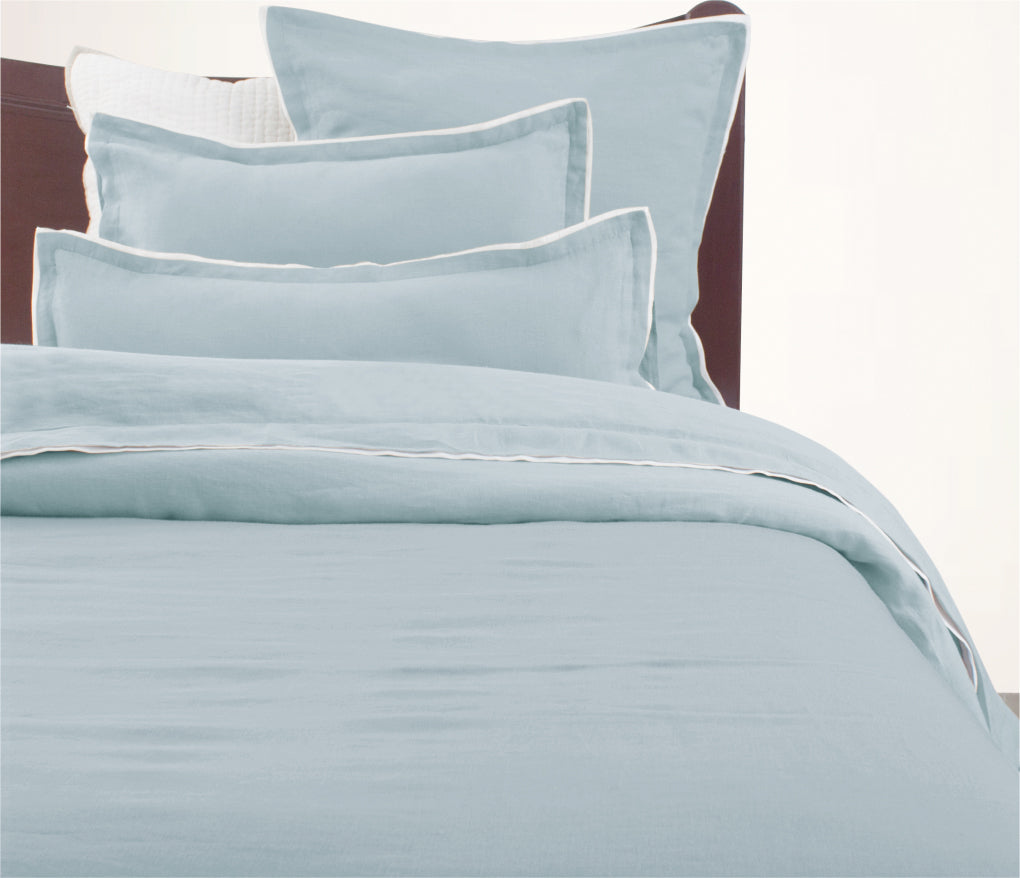 NOLAN QUEEN DUVET SOFT BLUE