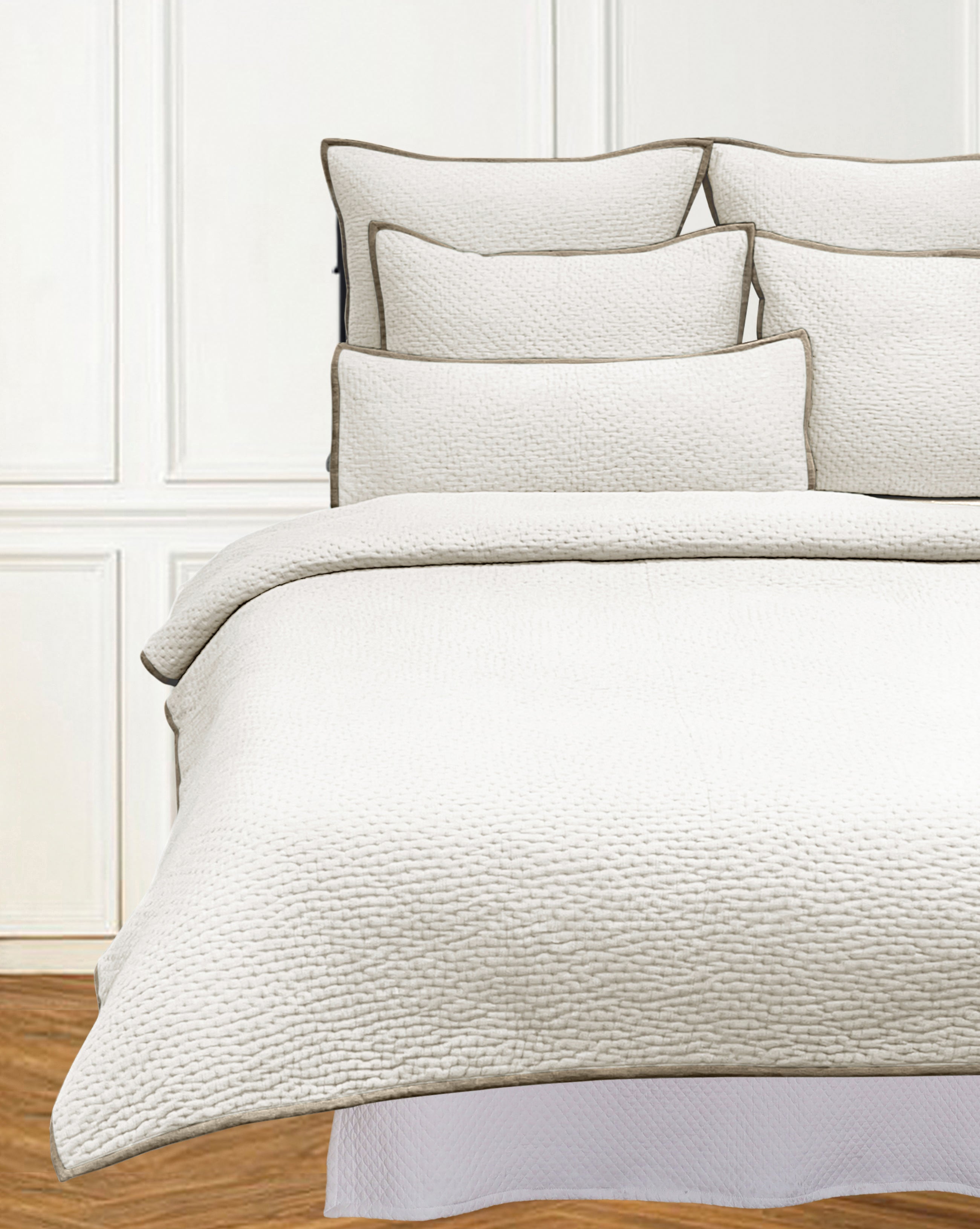 NYLE TWIN QUILT CREAM