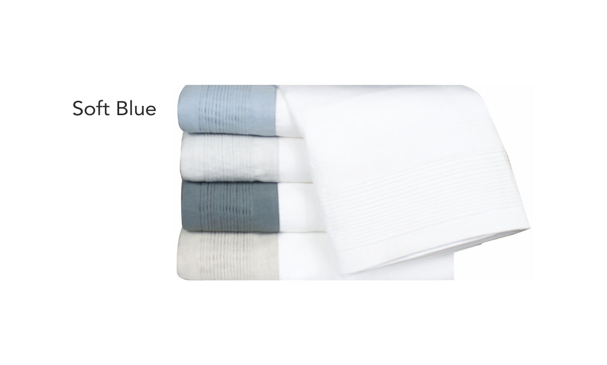 OLIVER CAL KING SHEET SET SOFT BLUE