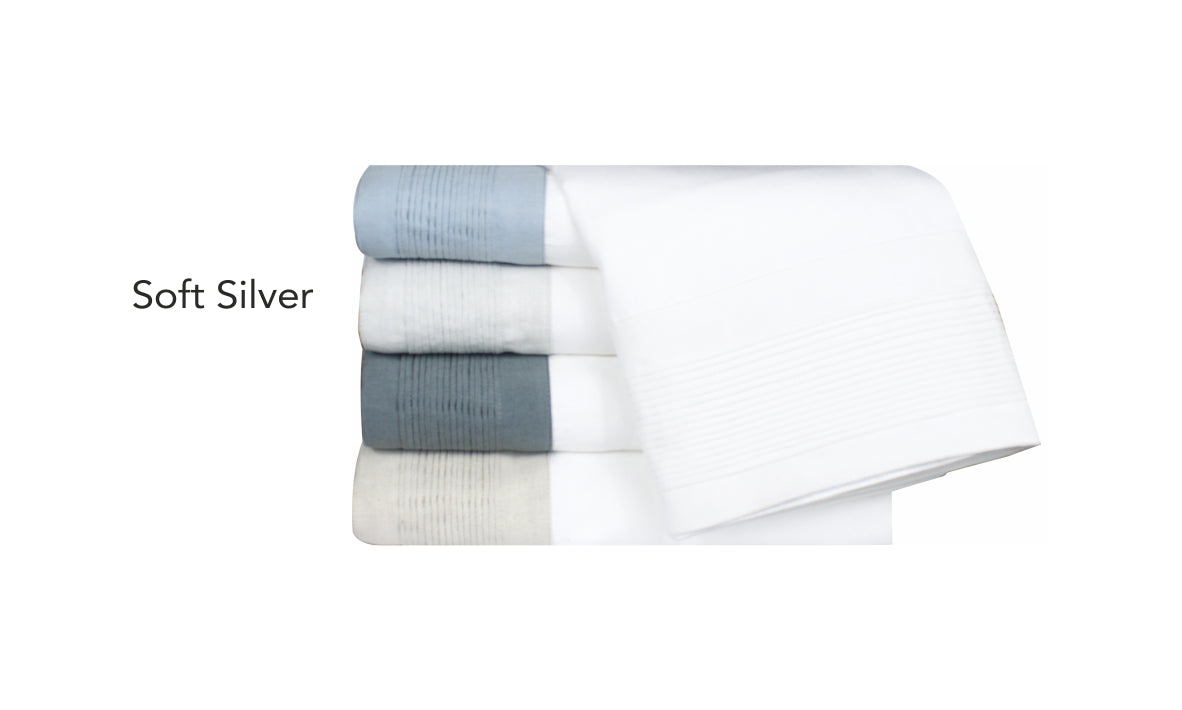 OLIVER TWIN SHEET SET SOFT SILVER