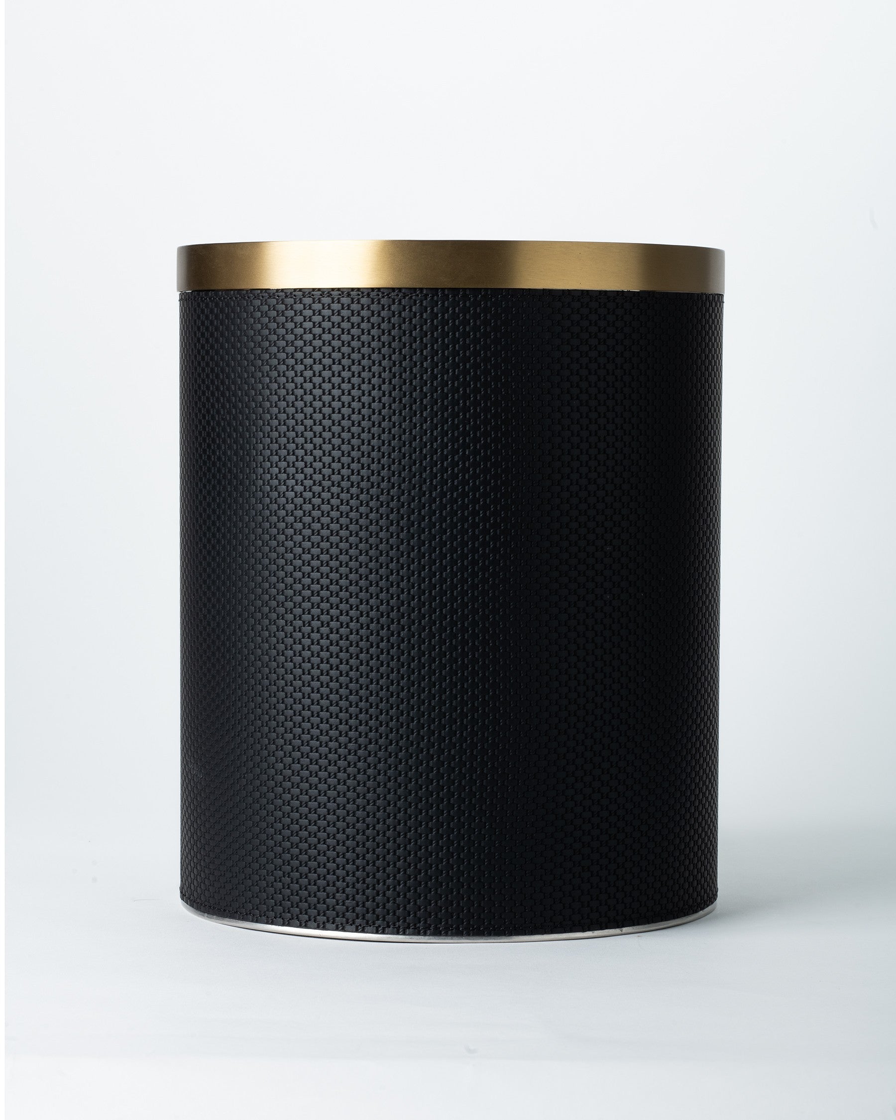 Onyx Weave Tissue Box - Brushed Brass