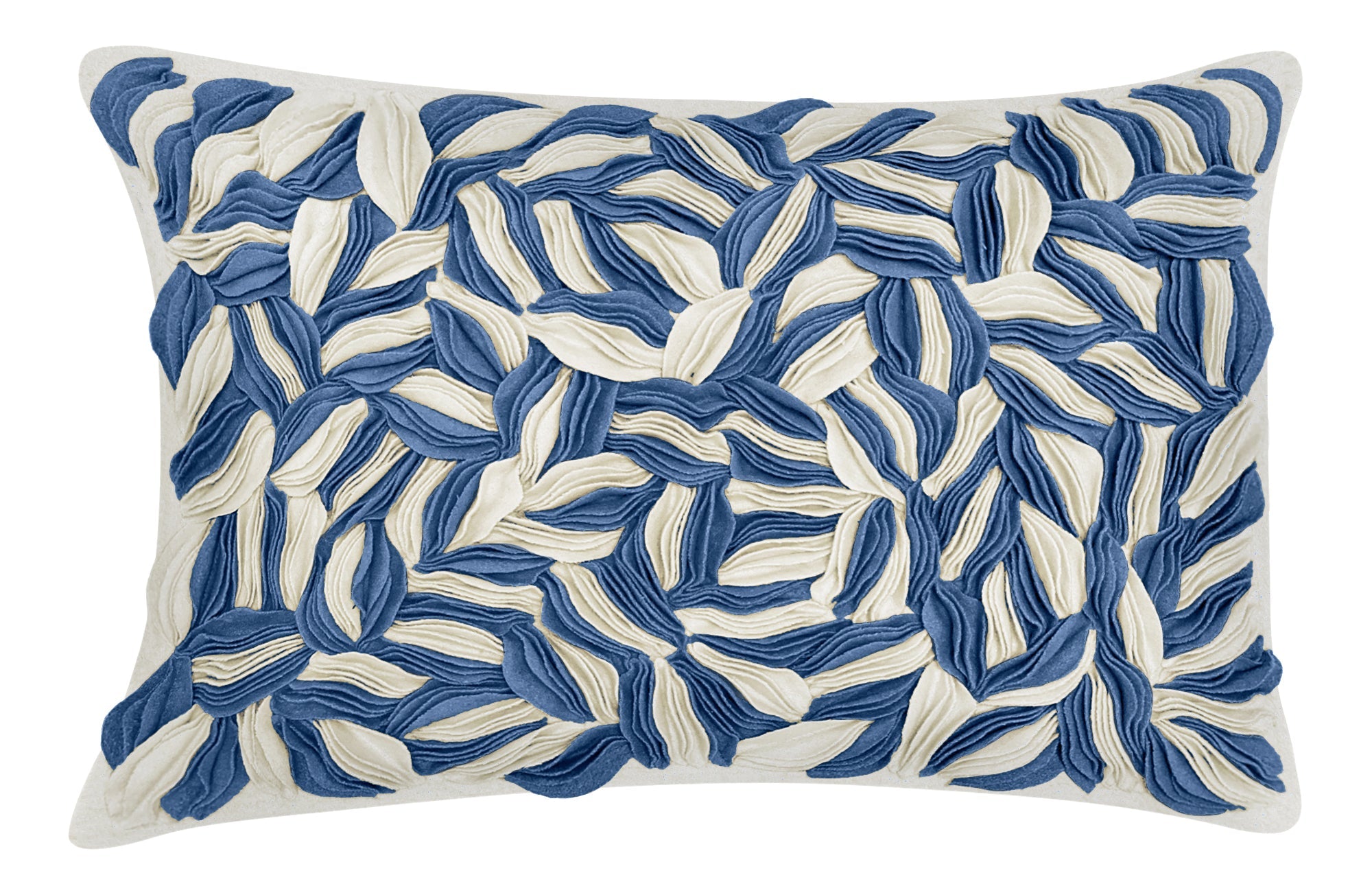 POPPY 16X22 PILLOW OCEAN BLUE