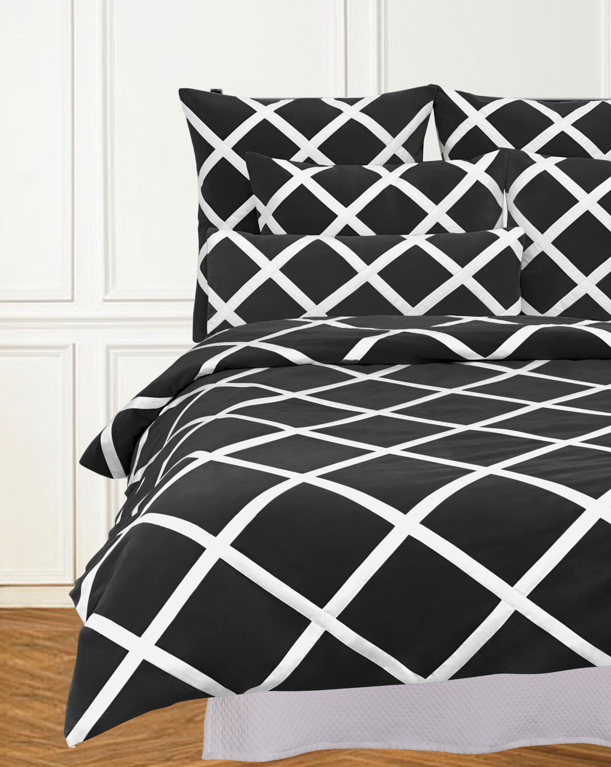 QUINN KING DUVET BLACK