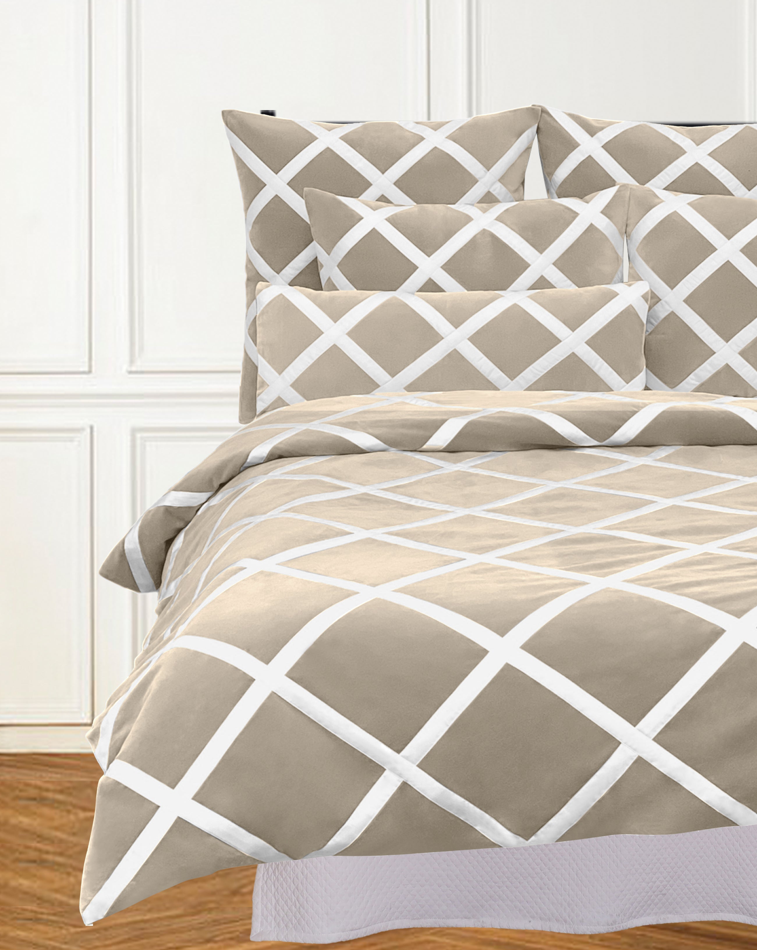 QUINN QUEEN DUVET BEIGE