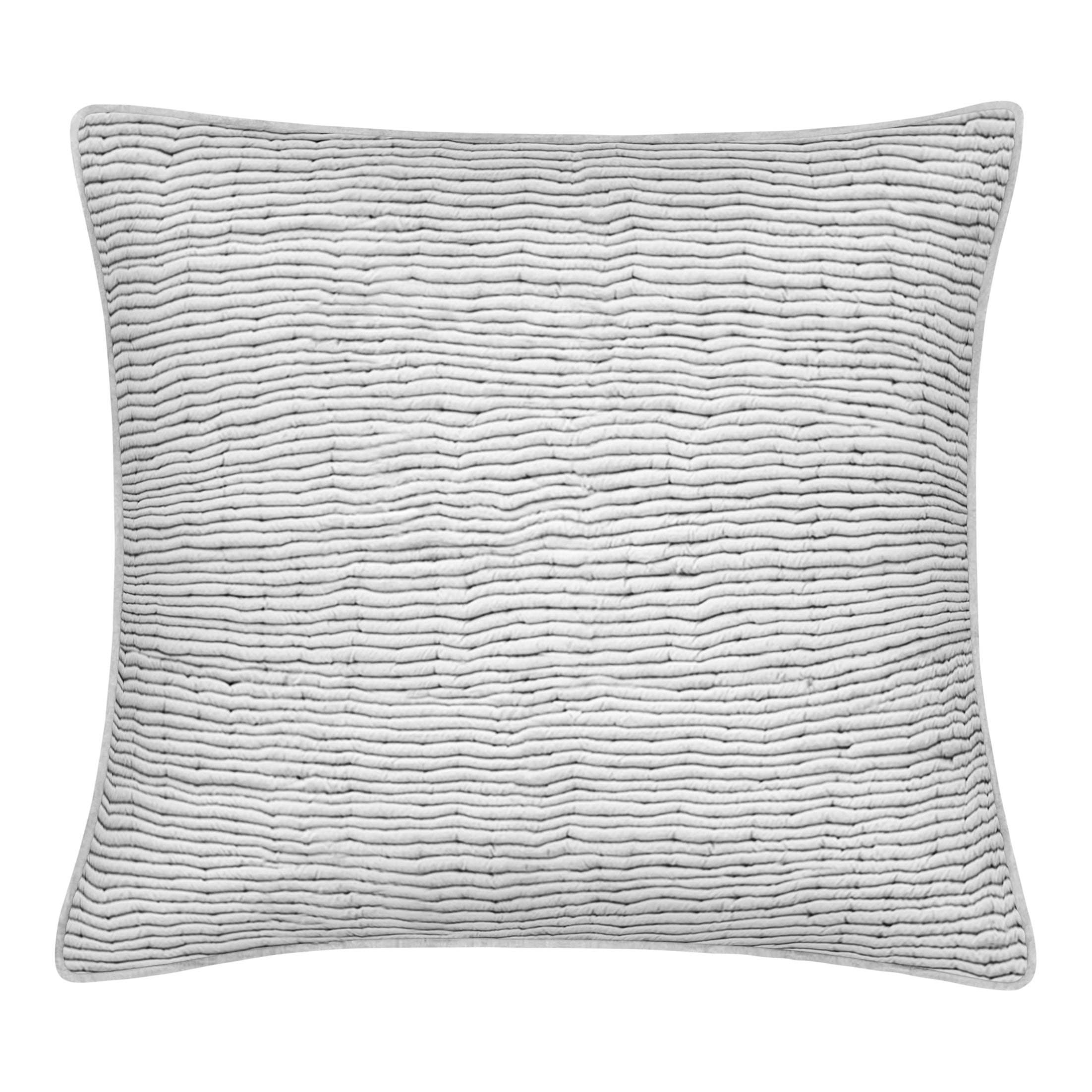 RIDGE EURO SHAM SOFT SILVER