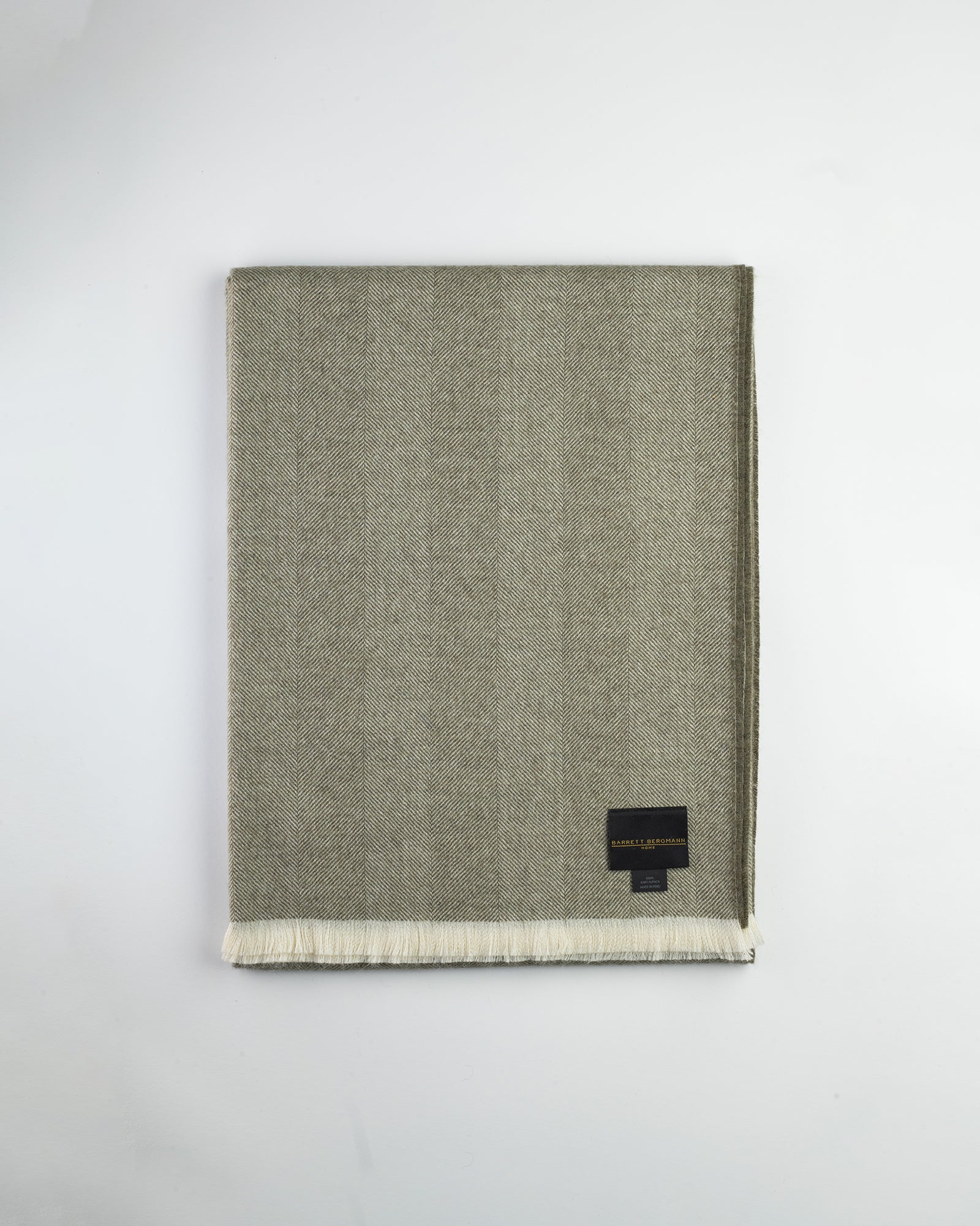 Twill 100% Alpaca Throw Color: 100 Blanco