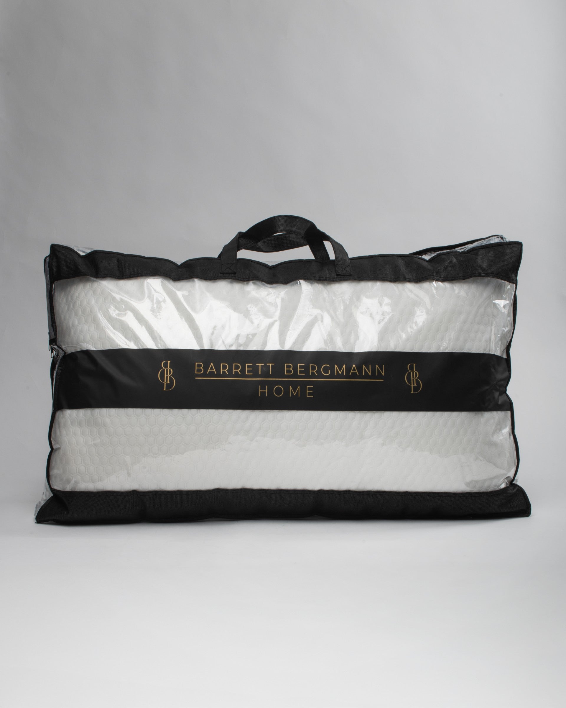 The Plains Zipper Pillow Case White With Navy Cont