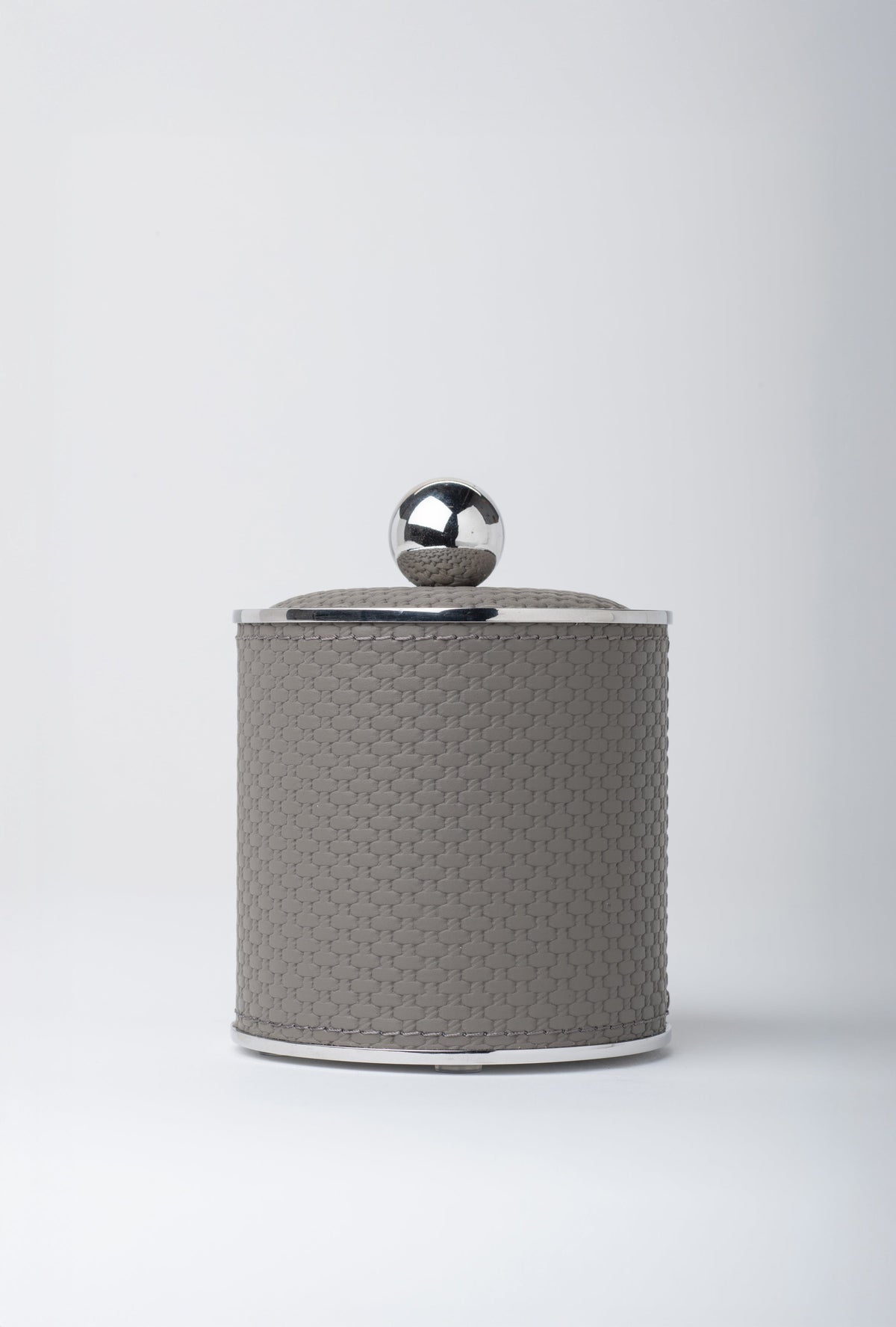 Slate Weave Tissue Box - Brushed Brass