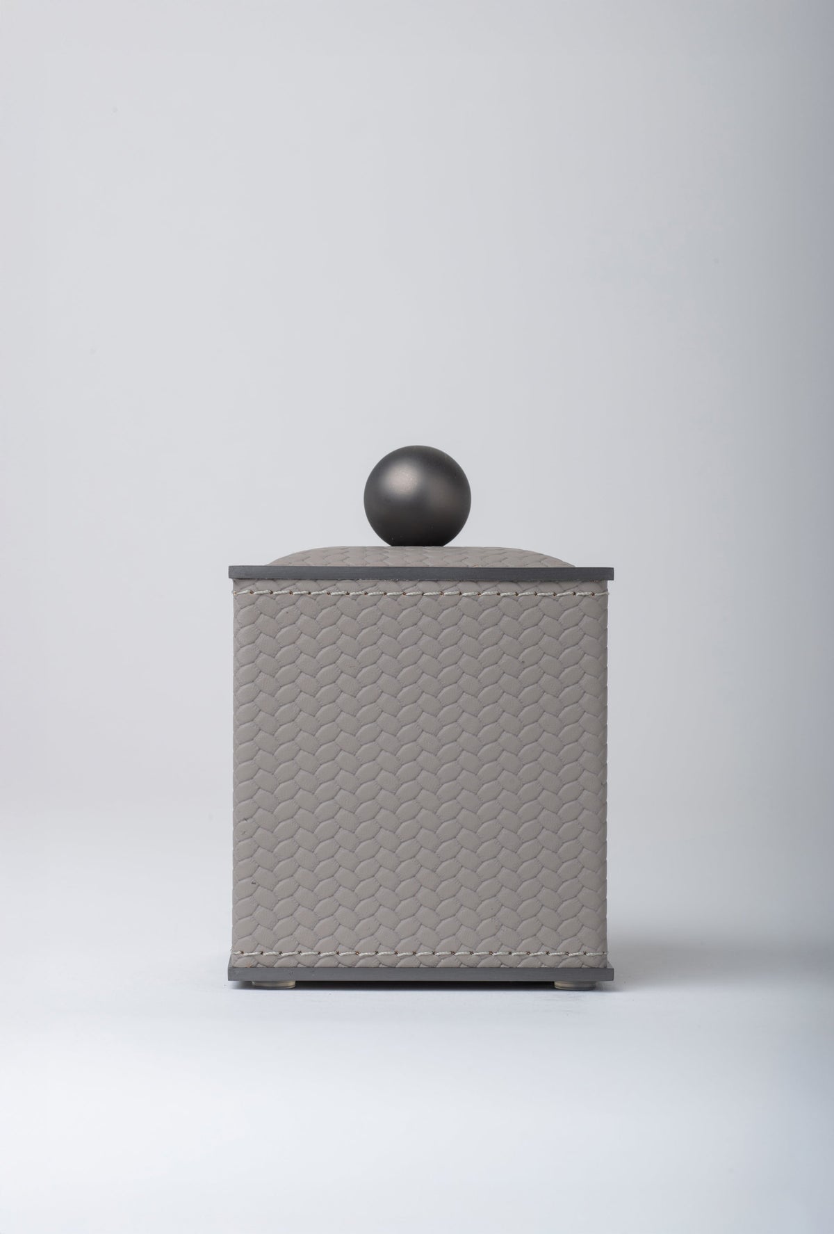 Sterling Weave Trash Bin