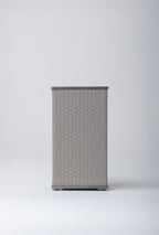 Sterling Weave Trash Bin - Brushed Brass