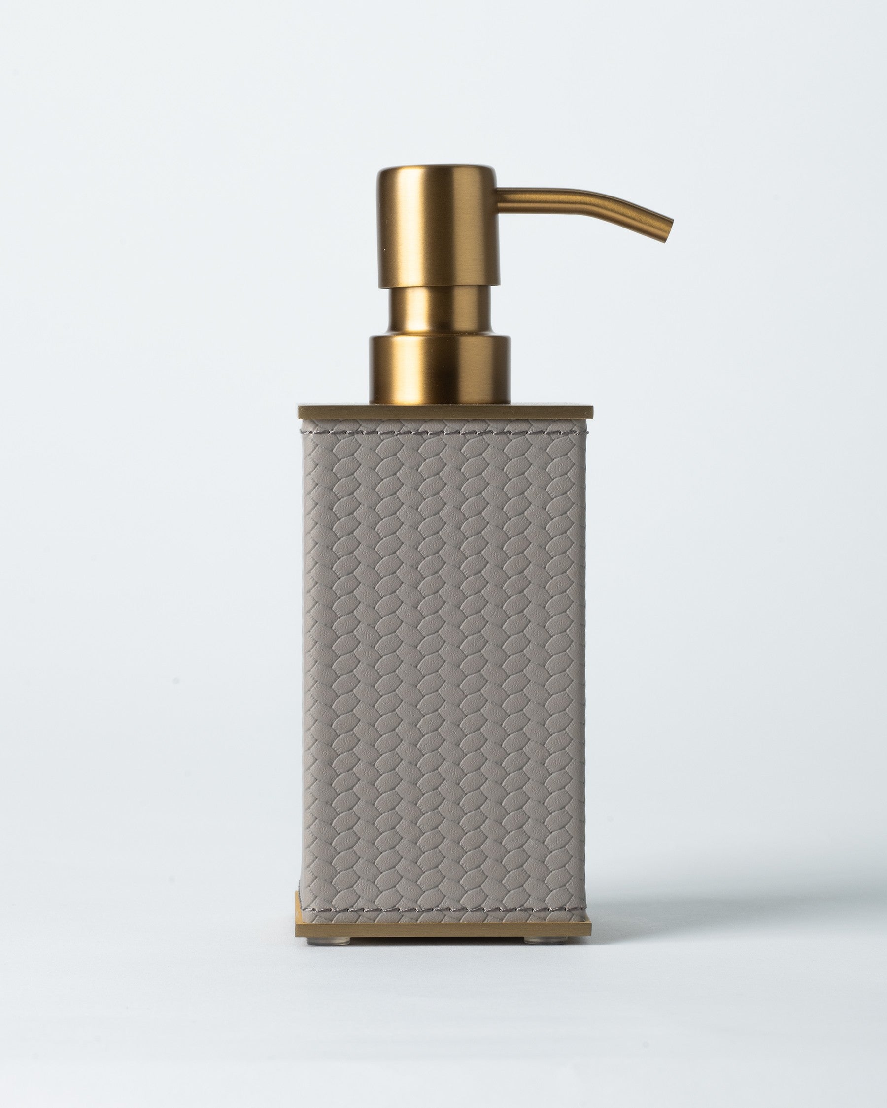 Sterling Weave Trash Bin - Brushed Brass
