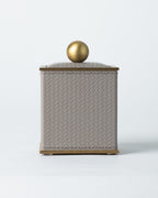 Sterling Weave Trash Bin