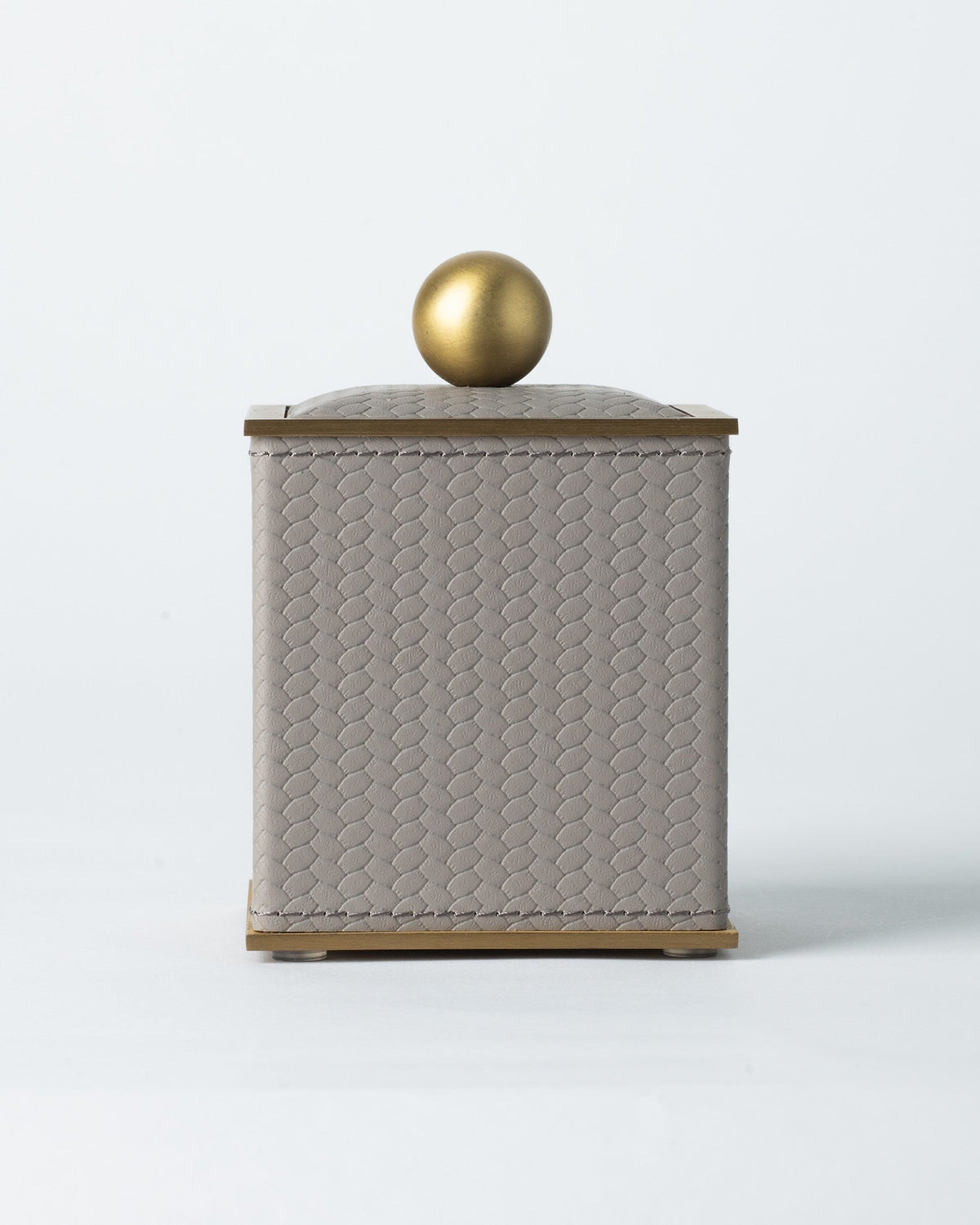 Sterling Weave Trash Bin
