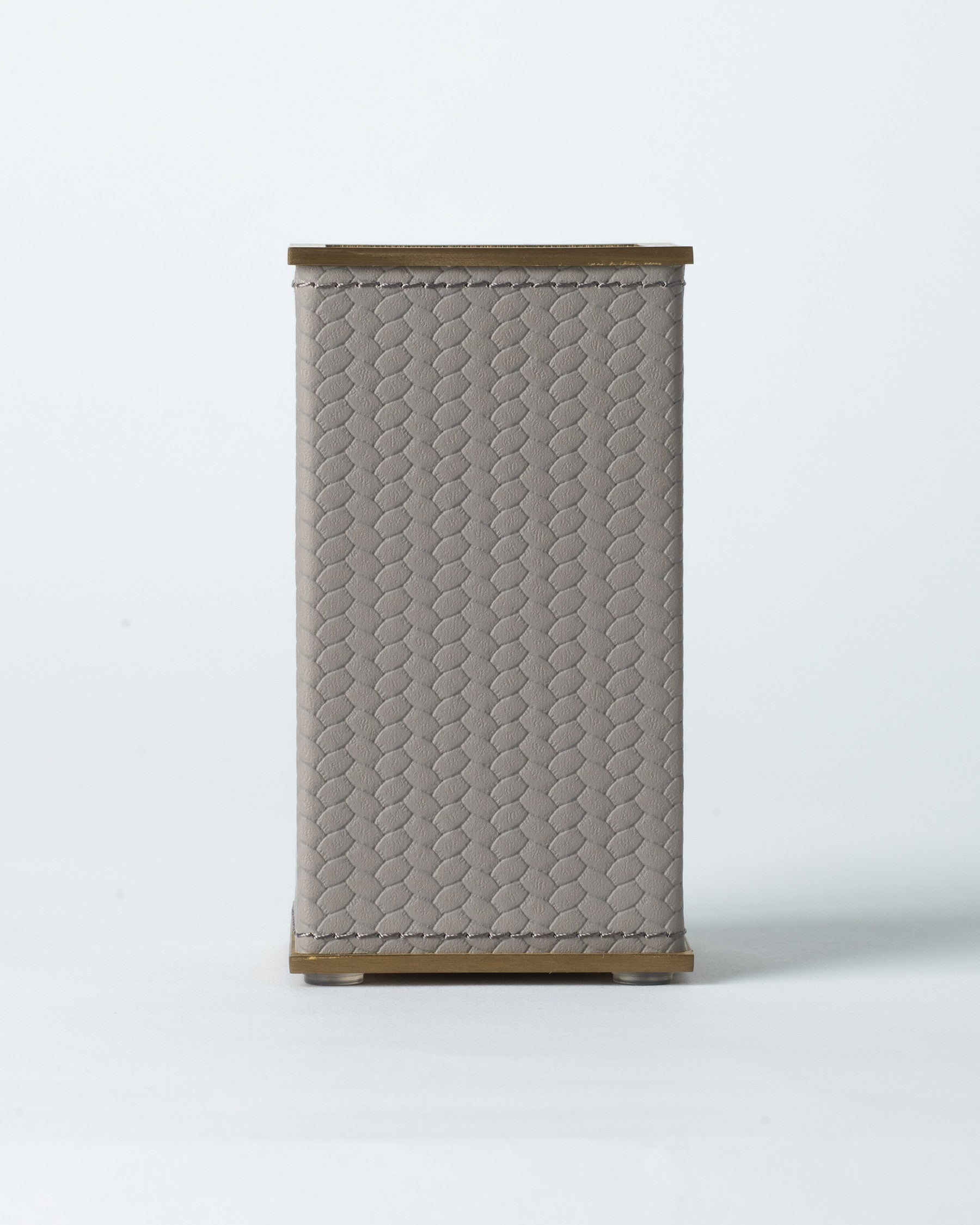 Sterling Weave Trash Bin