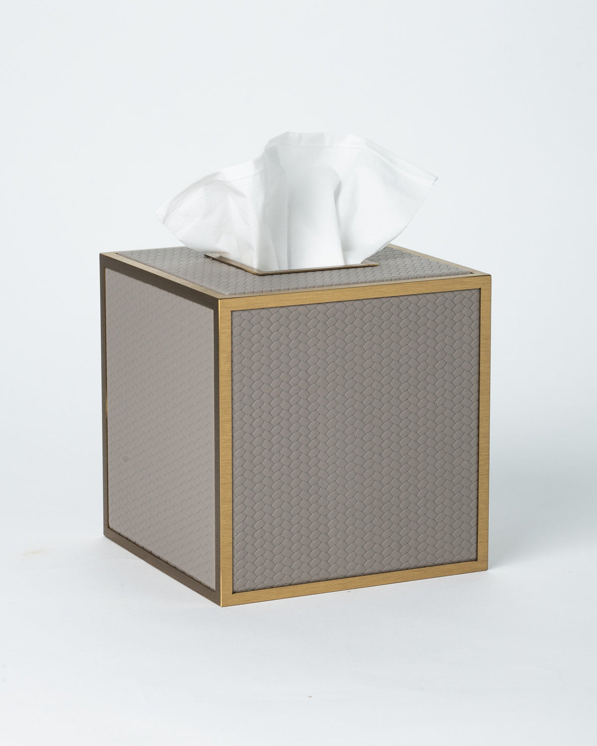 Sterling Weave Trash Bin