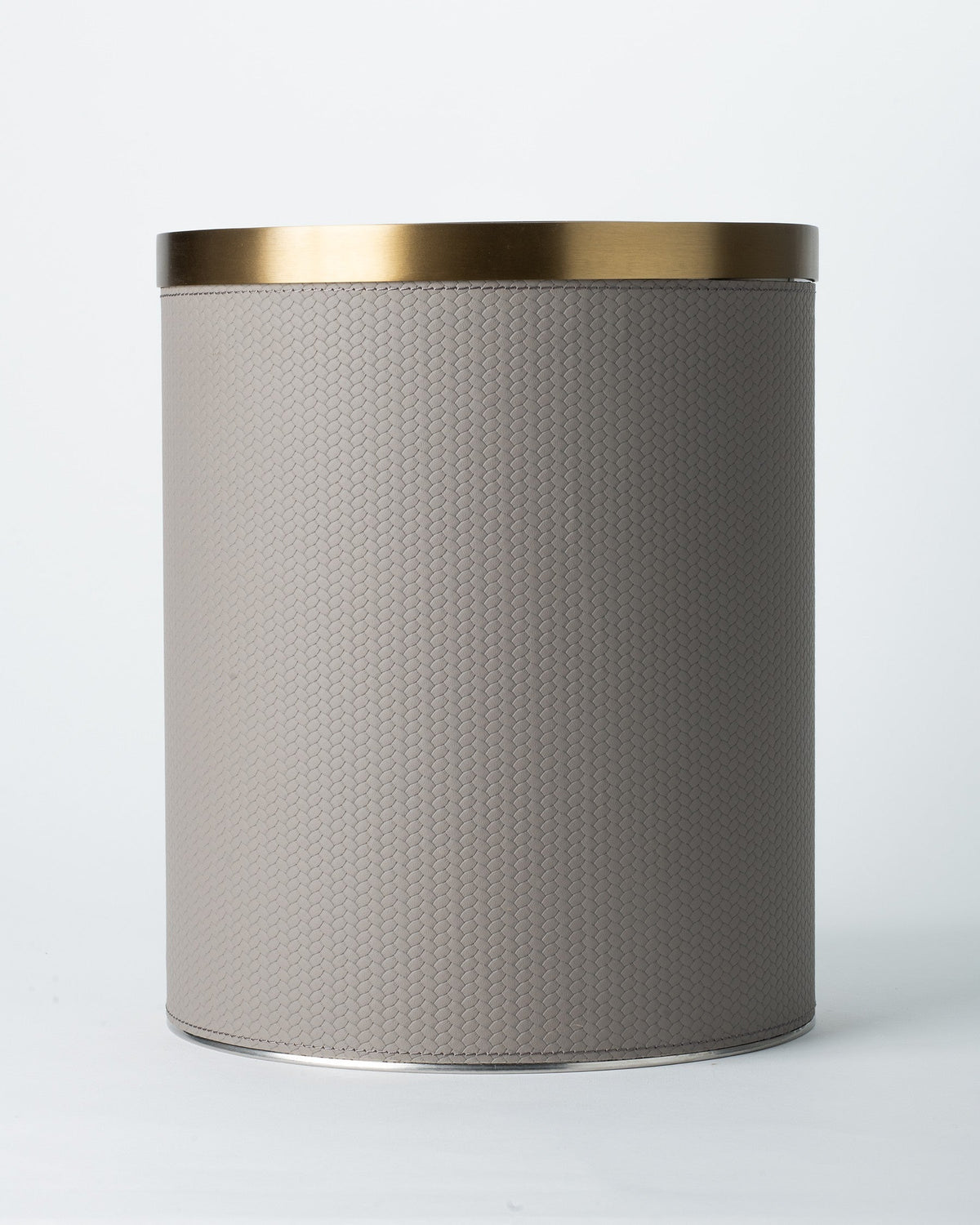Sterling Weave Tissue Box - Brushed Brass