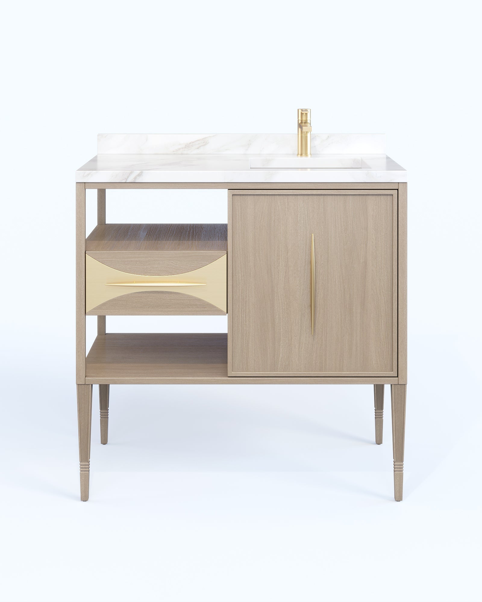 Aman White 48 Inch