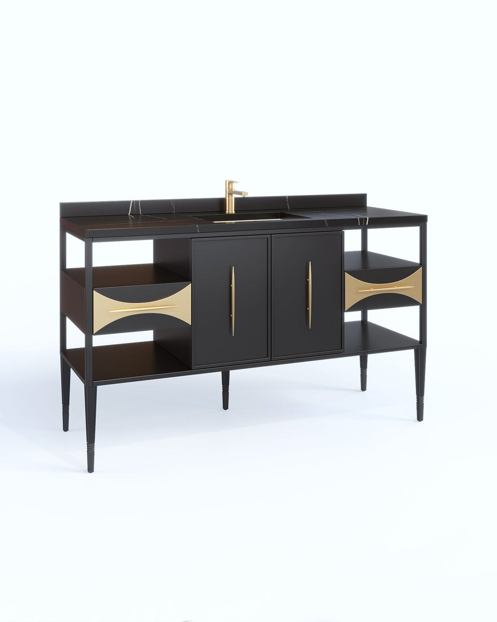 Aman Black 60 Inch