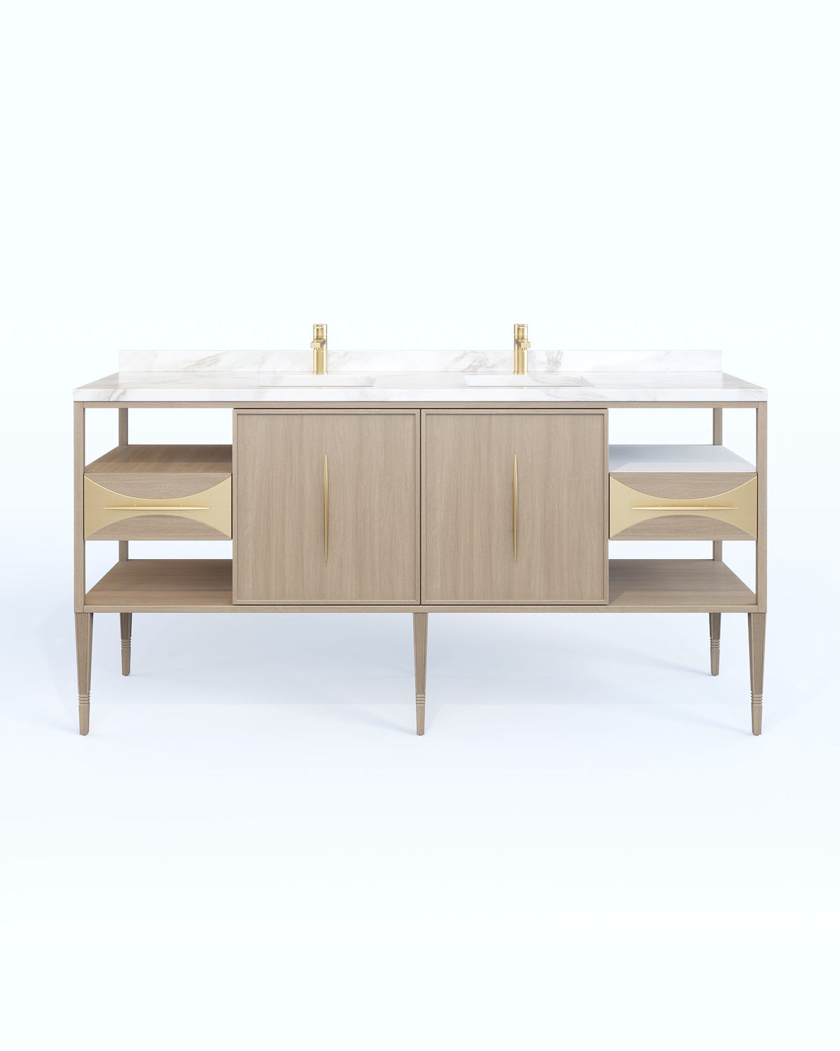 Aman Oak 66 Inch