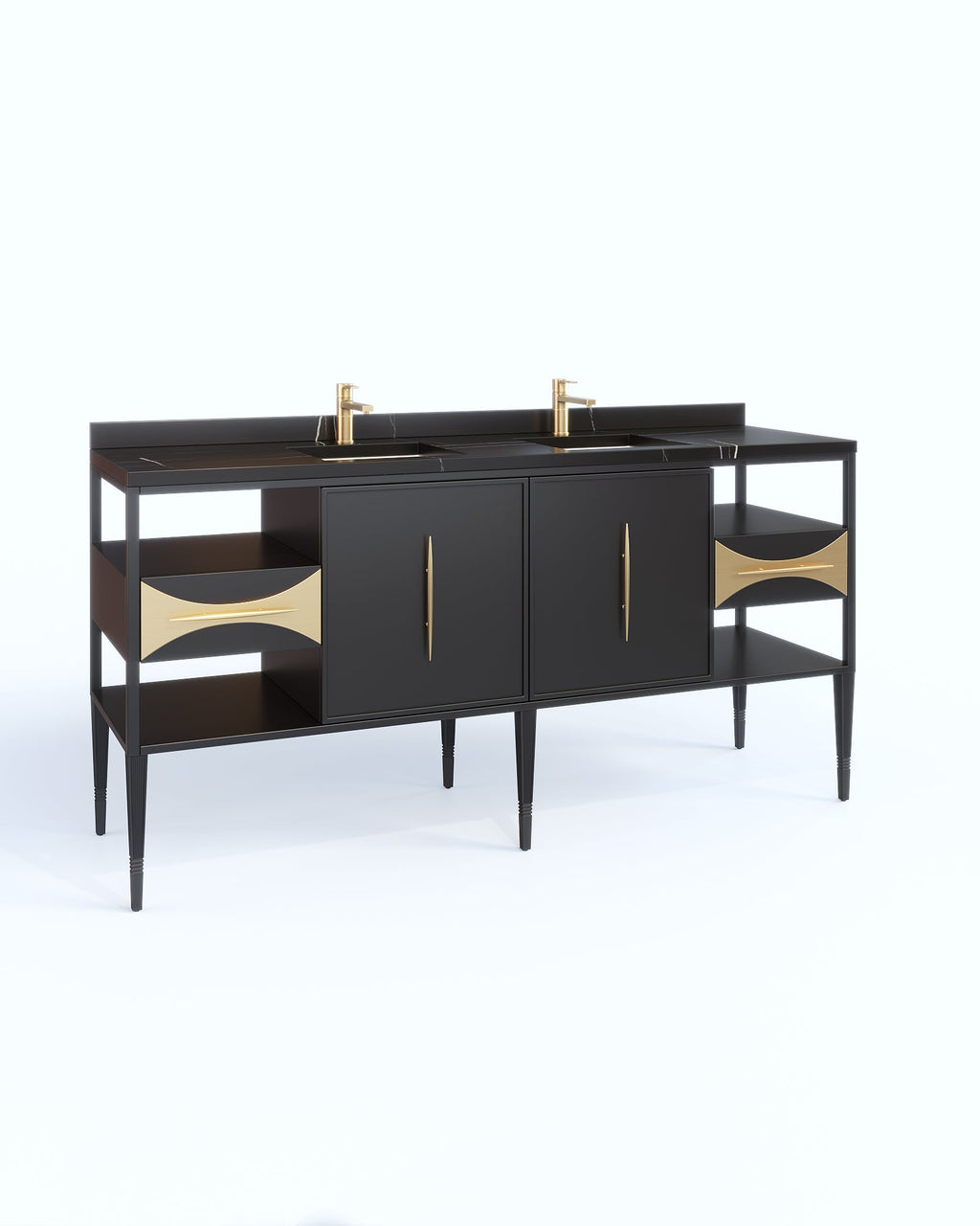 Aman Black 60 Inch