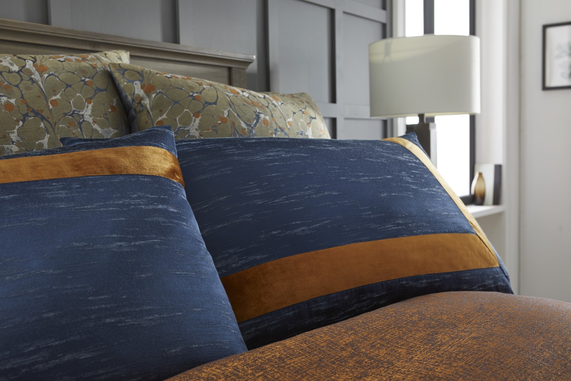 Montecito Duvet Cover - Navy - Queen