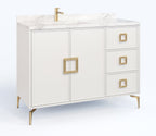 Cosmopolitan White 63 Inch