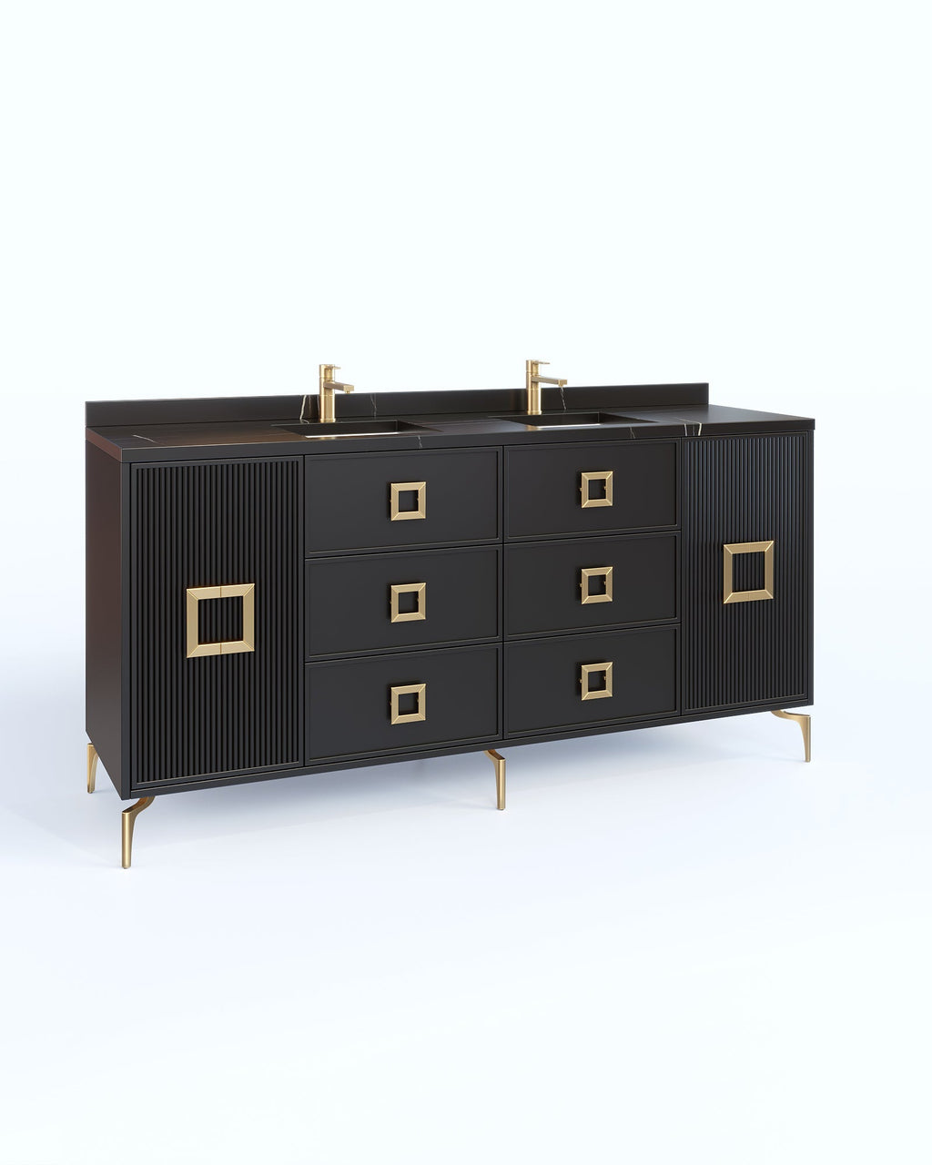 Delano White 66 Inch