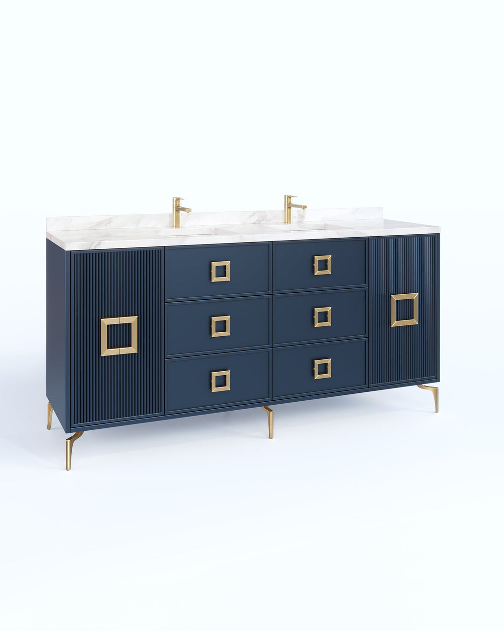 Delano White 72 Inch