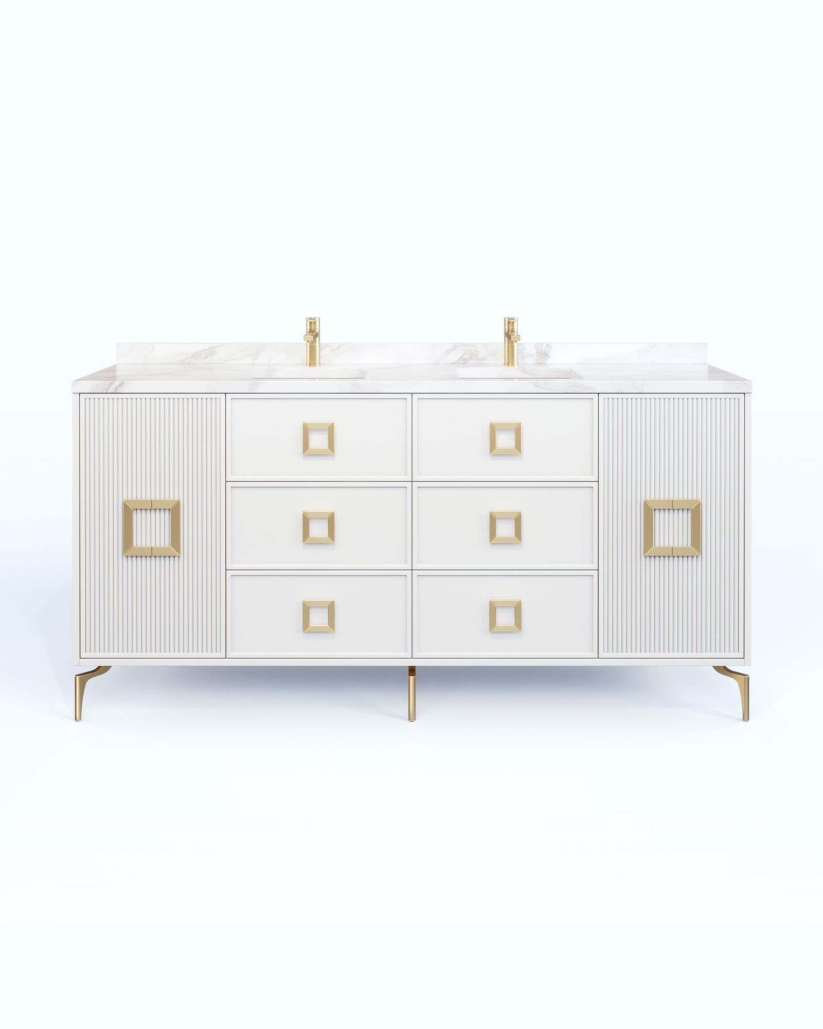 Delano White 51 Inch