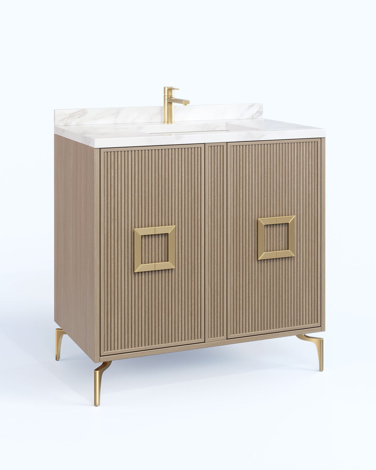 Delano White 69 Inch