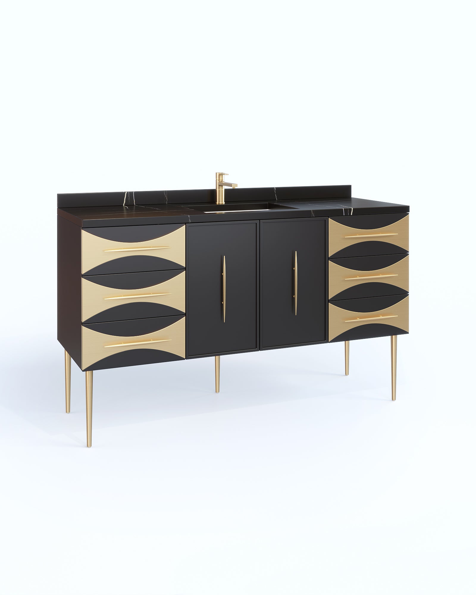 Fairmont Walnut 57 Inch
