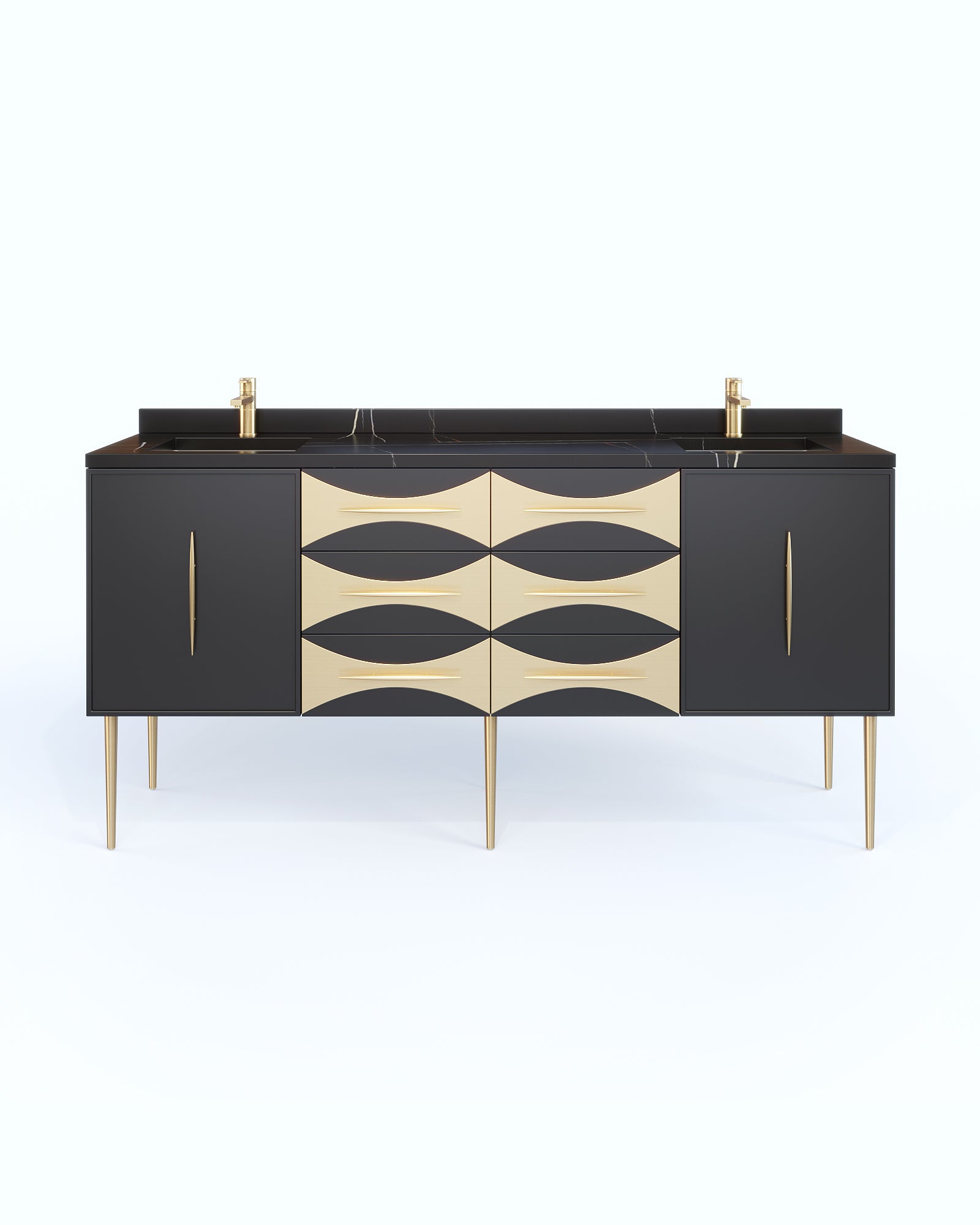 Fairmont Black 72 Inch