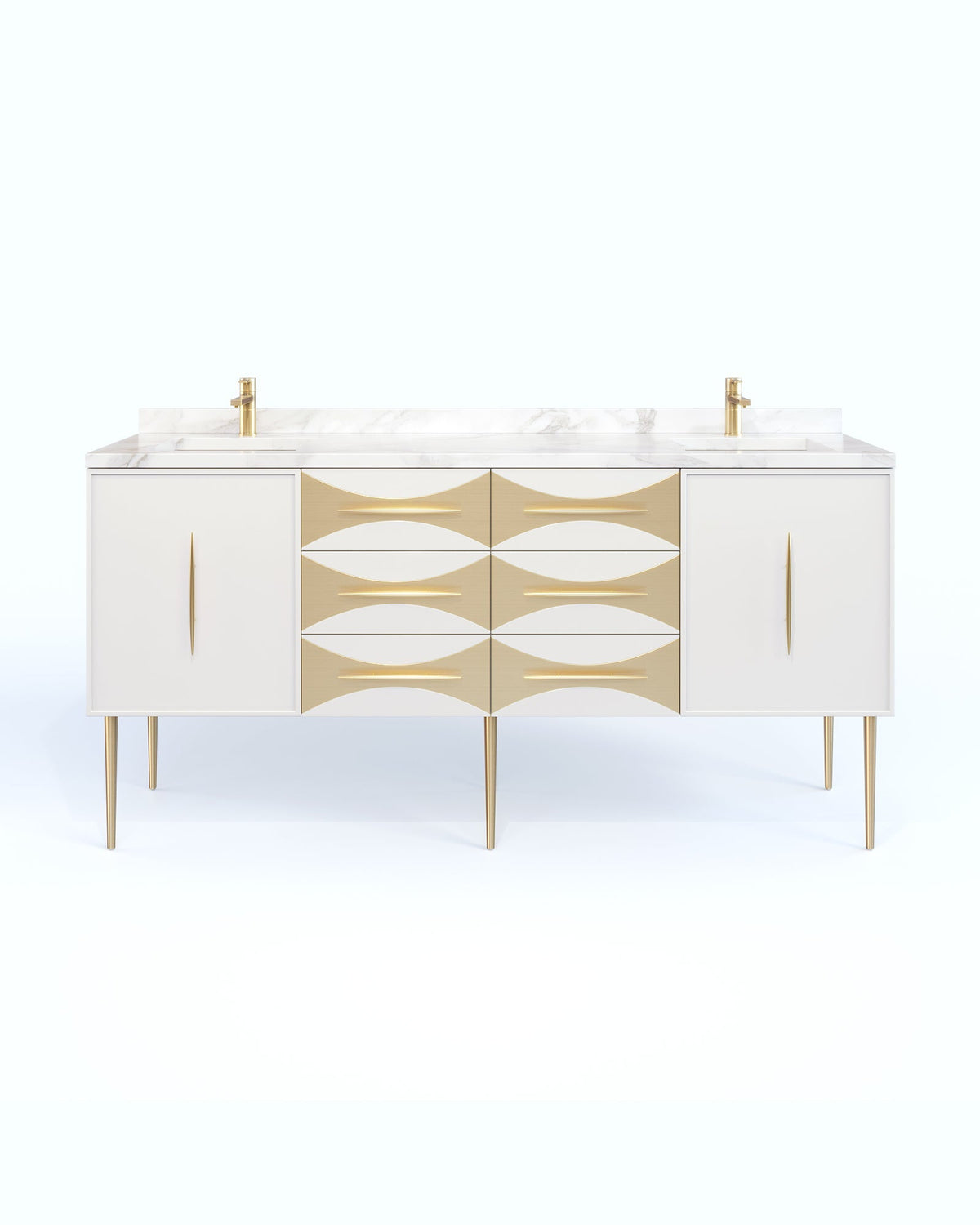 Fairmont White 66 Inch