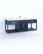 Mondrian White 72 Inch