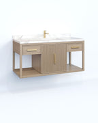 Mondrian Walnut 57 Inch