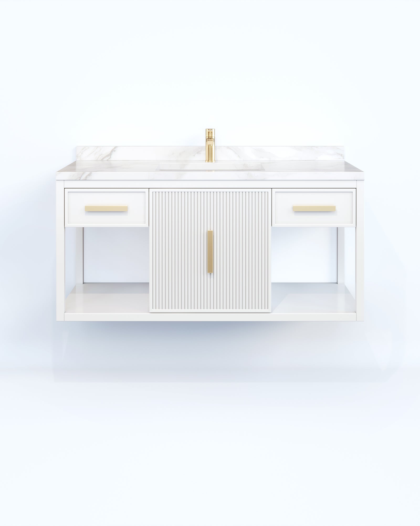 Mondrian White 72 Inch