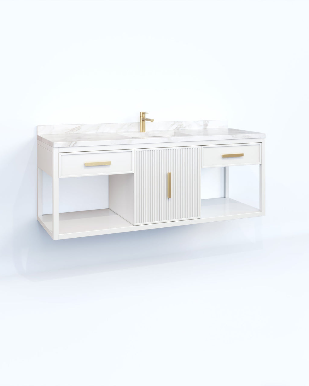 Mondrian White 54 Inch
