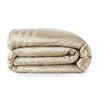 Tribeca Duvet Cover - Tan-White - King