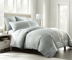 Montecito Duvet Cover - Icy Gray - Queen