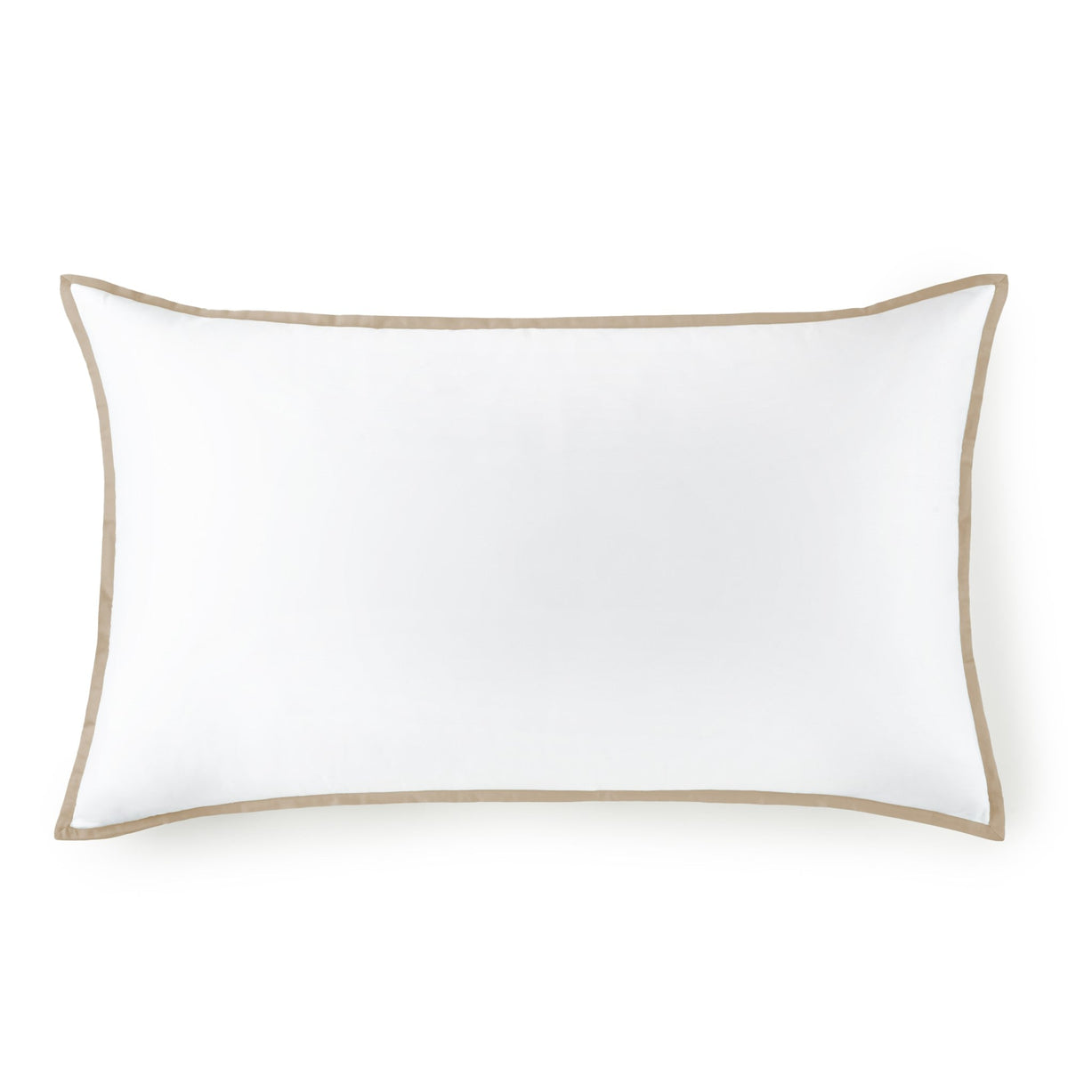 The Plains Zipper Pillow Case White With Navy Cont