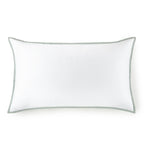 The Plains Zipper Pillow Case White With Navy Cont