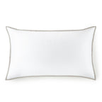 The Plains Zipper Pillow Case White With Sage Cont