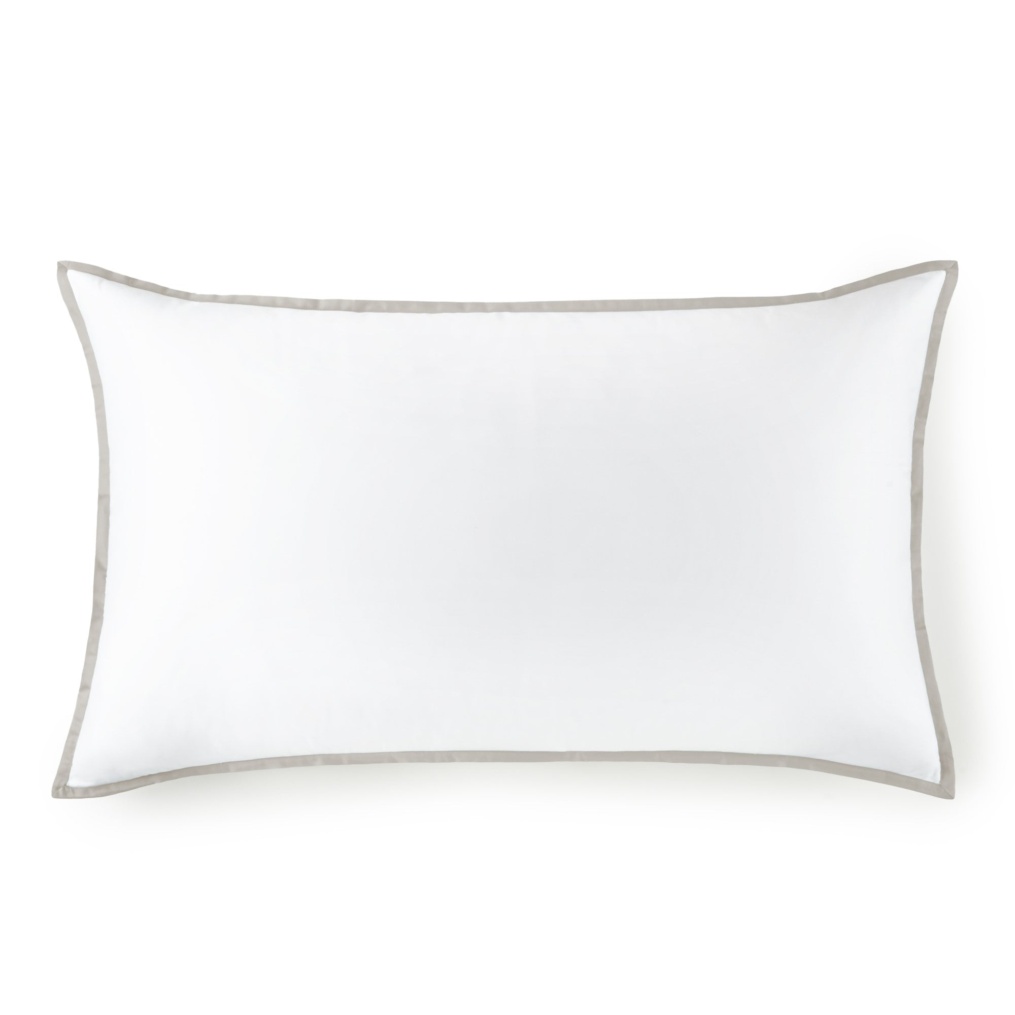 The Plains Zipper Pillow Case White With Icy Gray