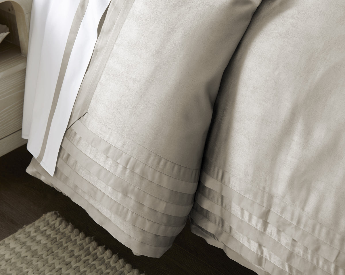 Tribeca Sham - Tan-White - Queen