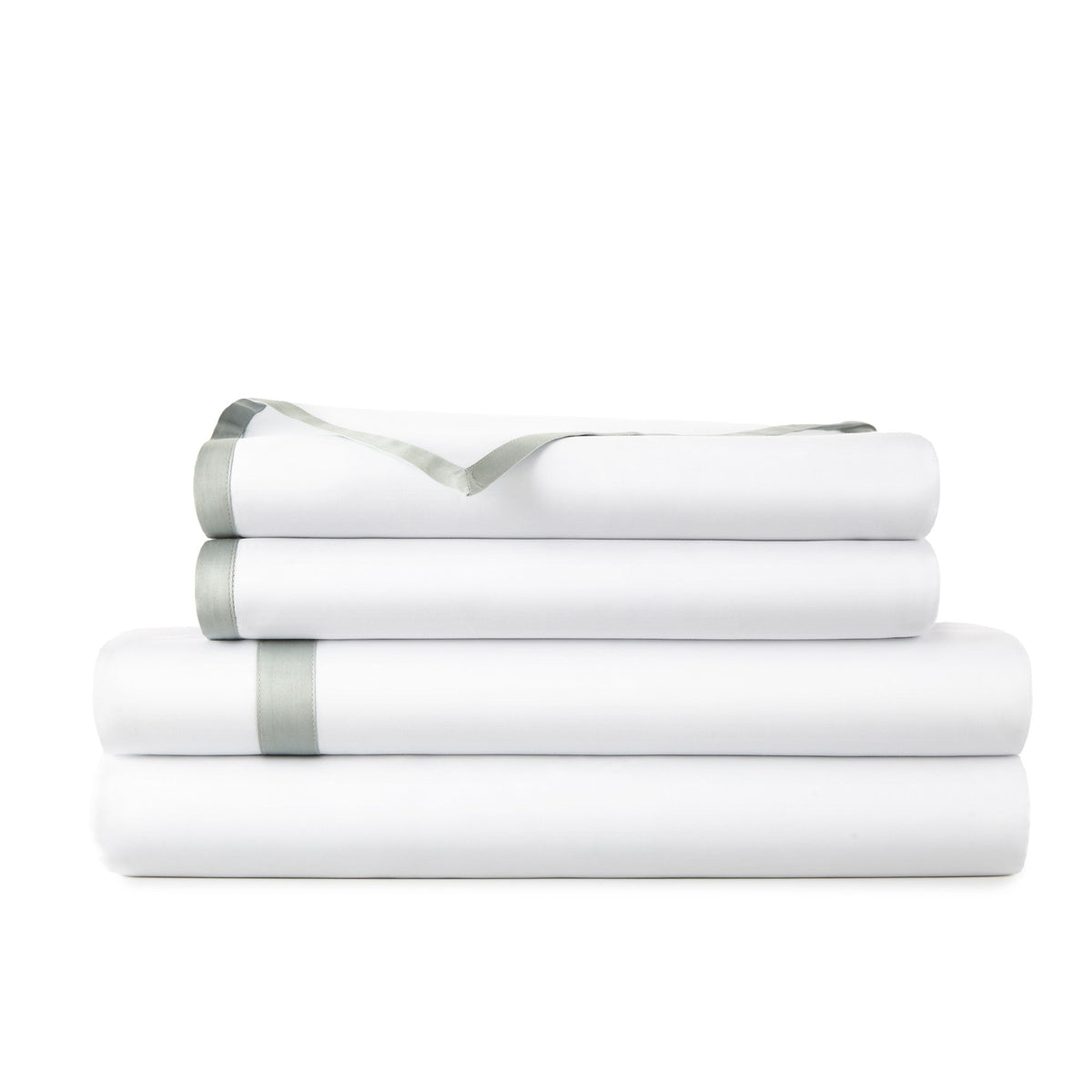 The Plains Sheet Set 2 Pillowcases Icy Gray-Queen