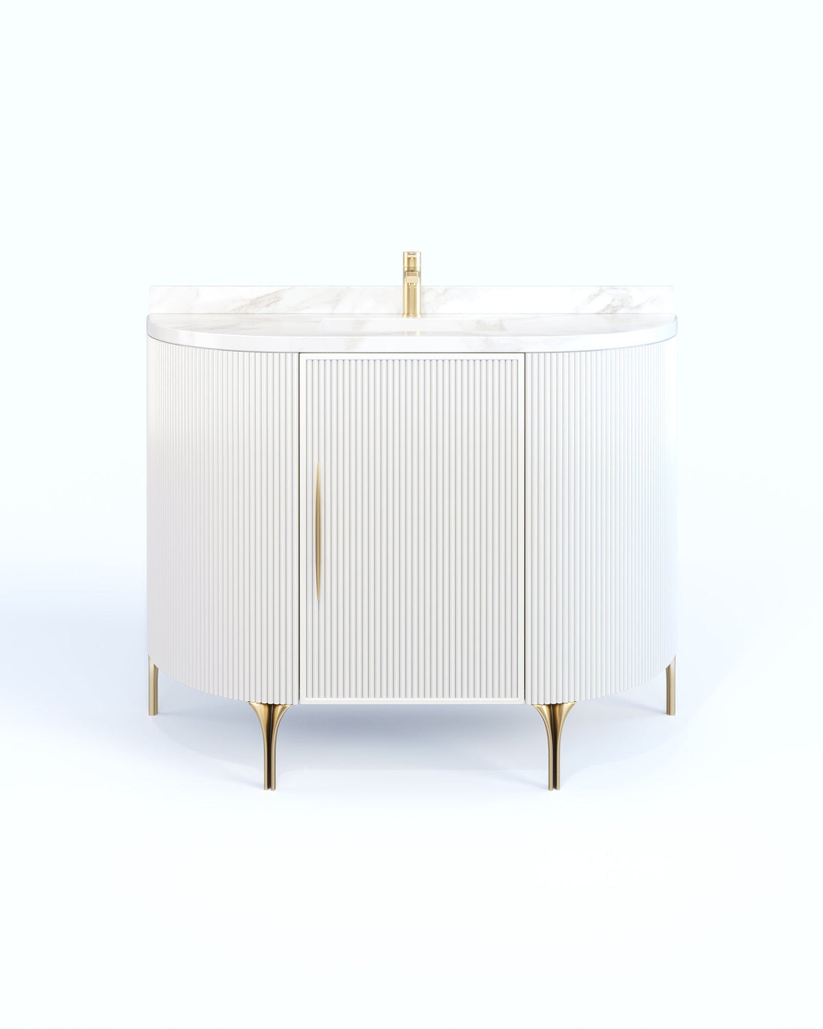 Plaza White 72 Inch
