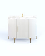 Plaza White 72 Inch