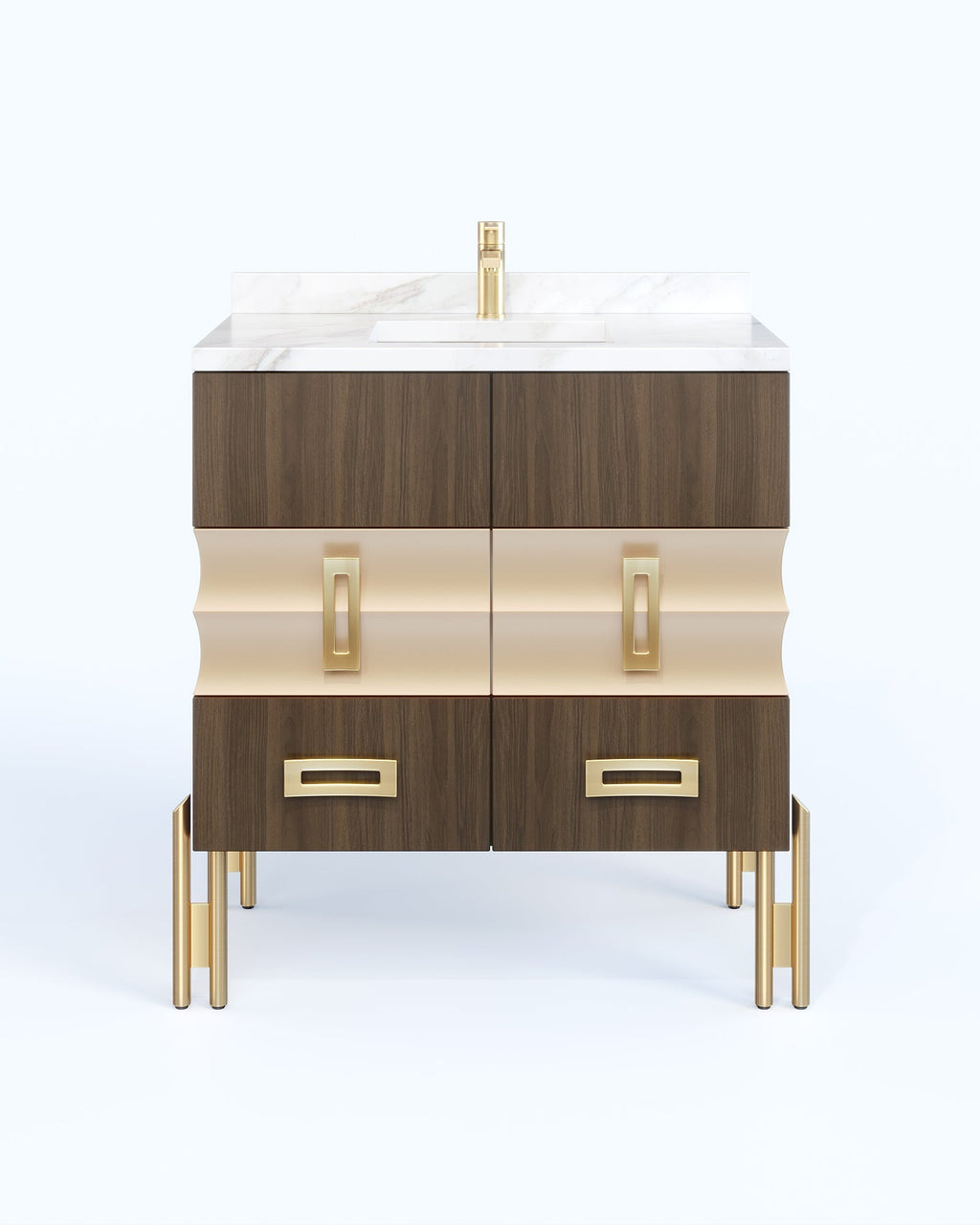 Raffles Walnut 45 Inch